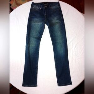 Express Jeans Performance Stretch Skinny Mid Rise Denim